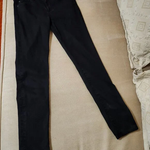 AG Adriano Goldschmied Jeans Pants The Prima Mid Rise Cigarette 29R Black - Picture 3 of 4